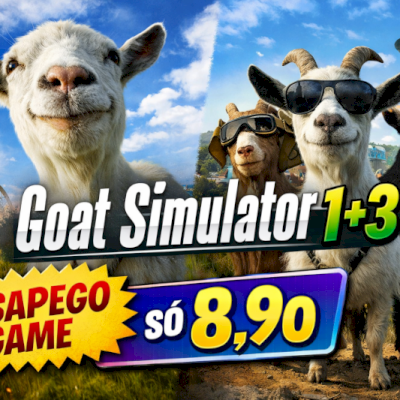 Goat Simulator 3+1 ATENÇÃO⚠️ 3 ESTA EM FALTA POR ENQUANTO PODE ESCOLHER OUTRO