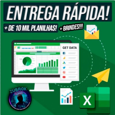 MEGA Pack PLANILHAS de Excel + de 10mil! - Entrega Imediata!