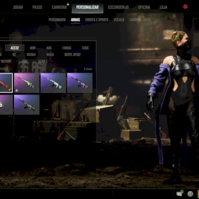 CONTA PUBG - VARIAS ARMAS PROGRESSIVA COM KILLFEED