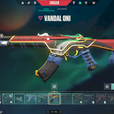 Conta de valorant full acesso, lvl 135,prata 2 com varias skin lendarias