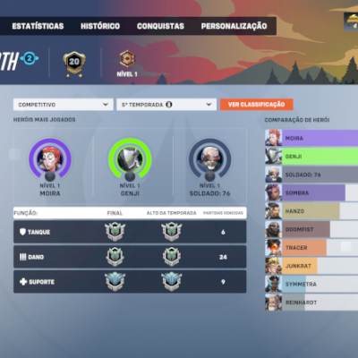 Conta Battle Net com Overwatch Origins Edition + Diablo 3 Eternal Collection