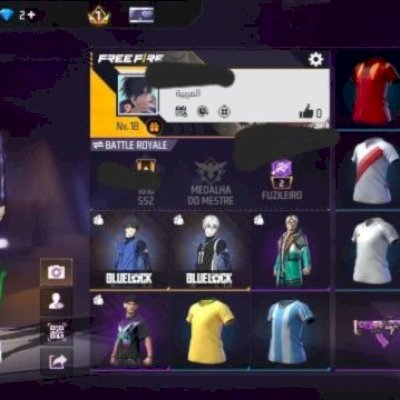 CONTA FF NÍVEL 18 + SKIN DO NAGI + SKIN DO ISAGI + 2 CONJUNTOS (FULL ACESSO)
