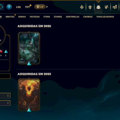 Ouro 4 com 35 Champs e 2 Skins