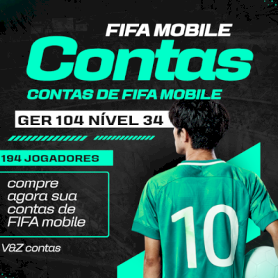 FIFA mobile com GER 104 DISPONÍVEL 1 CONTAS