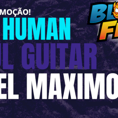 CONTA COM GOD HUMAN, SOUL GUITAR E NÍVEL MÁXIMO - BLOX FRUITS - FRUTA ALEATÓRIA
