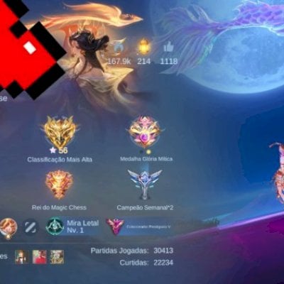 Conta beta com quase 400 skins