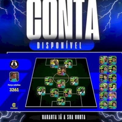 CONTA DE EFOOTBALL COM 3261 DE FORÇA MÁXIMA