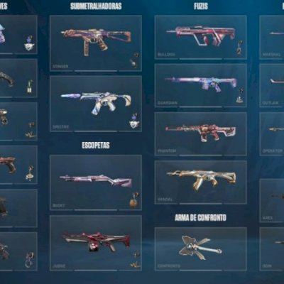 CONTA VALORANT, SKINS RARAS, CONTA PLATINA 3 /INVESTIDO 3KCONTA VALORANT, SKINS