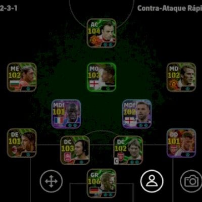 Conta efootball cheia de jogadores raros e show time