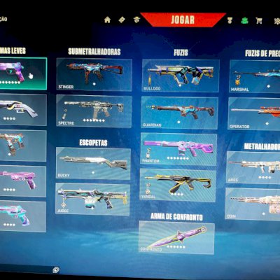 Vendo conta Valorant Dima 3, várias skins, preço para vender logo!!!