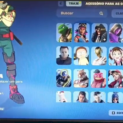 Conta de Fortnite com varias skins + jogo the whitcher