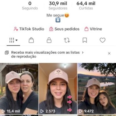 CONTA 30K WENDINHA FAZENDEIRA TIKTOK SHOP