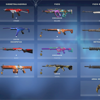 CONTA SMURF DE VALORANT COM SKINS!