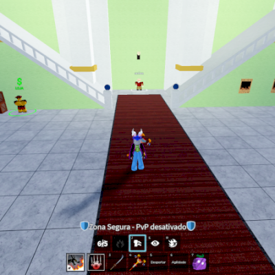 Conta blox fruits, tudo do jogo e KITSUNE no inventário