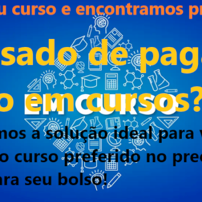 Precisa de algum Curso com preço acessível?