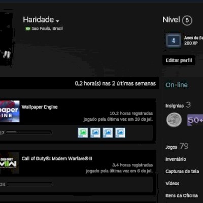 Vende-se conta steam com muitos jogos