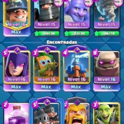Conta de 10 anos nível 15 deck 16