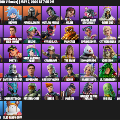 Conta fortnite com 600 vbucks + neko miku, miles morales etc
