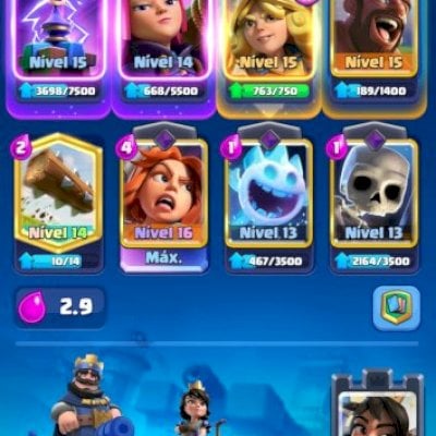 CONTA DE CHASH ROYALE 10500 TROFÉU 🏆