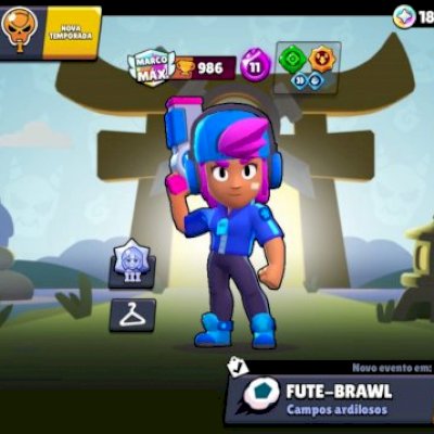 Brawl Stars - conta 2018, 65k (6 skins lendárias, shelly estelar e mais)