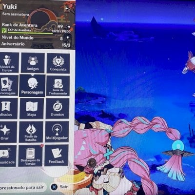 Conta Genshin Impact, bom pra quem é iniciante e já quer farmar artefatos