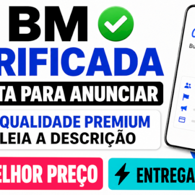 [ATIVO PREMIUM] BM Meta Ads - BM Verificada BR - FACEBOOK ADS / MELHOR PREÇO