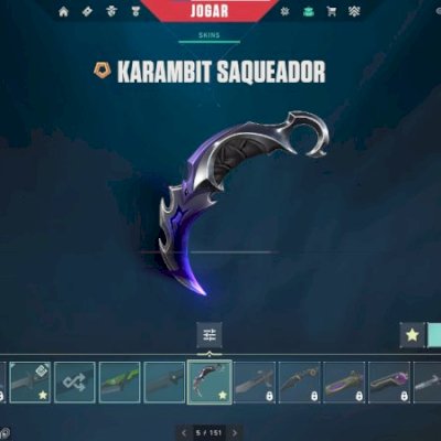 Conta Valorant, 5 Vandais, 2 Facas, 1 Phantom e 2 Passes (Tudo de loja)