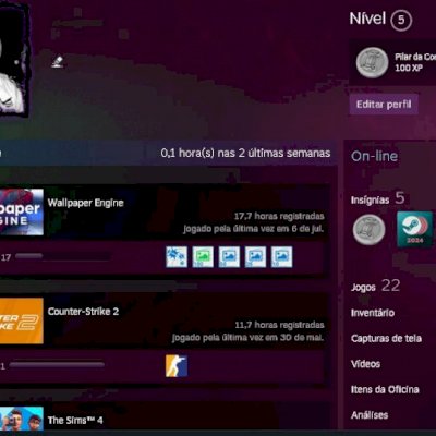 🔥 VENDO CONTA STEAM COM CS2 PRIME + 20 JOGOS PAGOS 🔥