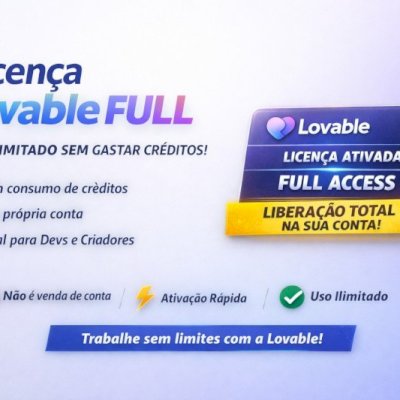Licença Lovable FULL