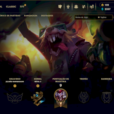 CONTA SMURF LOL UNRANKED | 8 SKINS | SONA JAX YI | MMRNEUTRO - FULL ACESSO