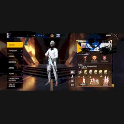 Conta ff gemada level 71 conta top