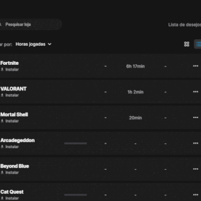 CONTA DA EPIC COM MORTAL SHELL E VARIOS OUTROS JOGOS