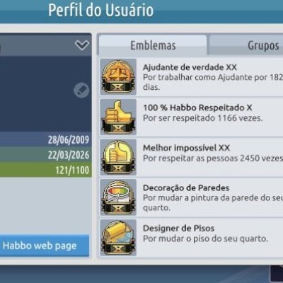 CONTA HABBO OLD 2009 BRABA