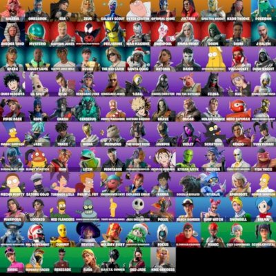 Conta De Fortnite tryhard com 117 skins