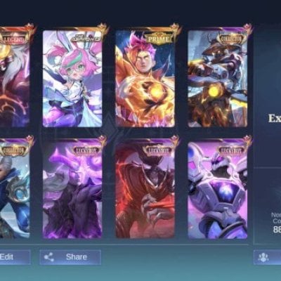 Conta Mítico Imortal Nvl Colecionador Prestigiado 5