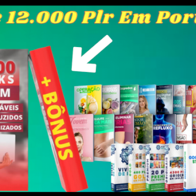 Pacote 12.000 Plr Em Português + ENTREGA AUTOMÁTICA