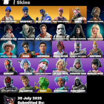 [PC/XBOX/PSN] {CONTA DE FORTNITE} STW OG | +30 Skins | Código de Apoiador Ativo