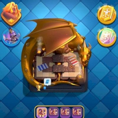 CLASH ROYALE 7009 TROFÉUS | REI 11 | 4 CAMPEÕES | 3 EVOS | 1936 GEMAS