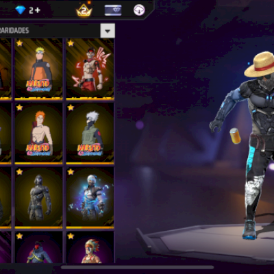 CONTA COM ANGELICAL 10K DE LIKES VEM COM GATURNO SKINS DE NARUTO BARBINHA ETC