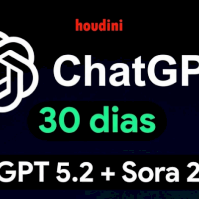 ChatGPT Plus + GPT 5.2 + Sora - Só Sua - 30 Dias