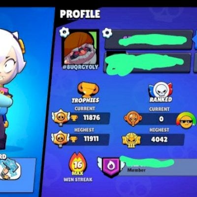 Conta de 11.5k troféus antiga à venda