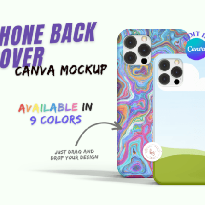 Iphone Pro Back Cover Canva Mockup