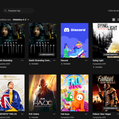 CONTA EPIC GAMES COM VÁRIOS JOGOS