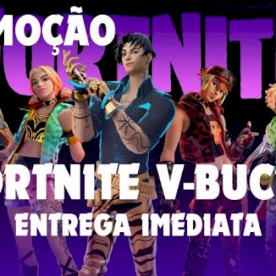 VBUCKS E ITENS DA LOJA VIA PRESENTE NO FORTNITE E PASSE DE BATALHA POR 14,90!