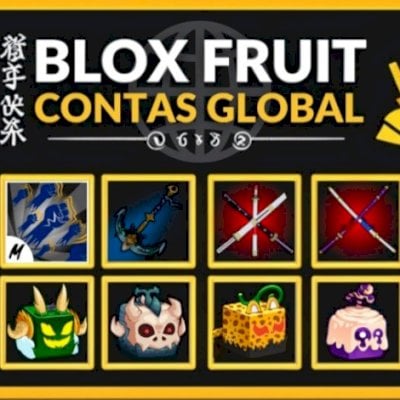 (GLOBAL) || CONTAS BLOX FRUITS || (MAIS DE 50 TIPOS DE CONTAS) (ROBLOX)