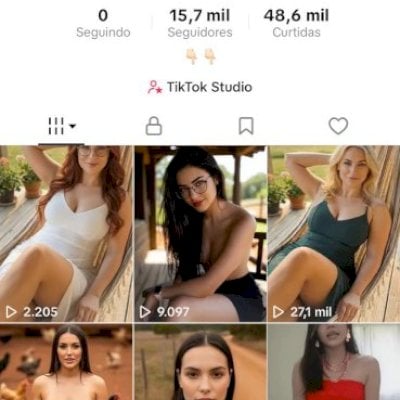 CONTA DO TIKTOK MONETIZADA +15,7K SEGUIDORES, +48,6K CURTIDAS