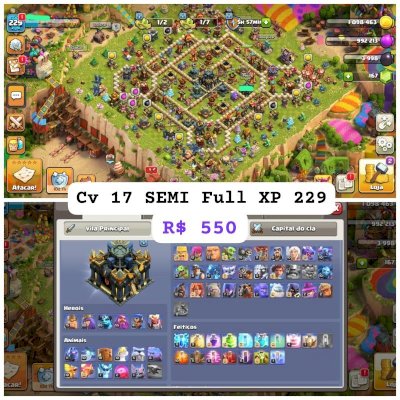 [ CONTAs CLASH OF CLANS DO CV 8 AO CV 18 ] 100% SEGURAS] FULL ACESSO
