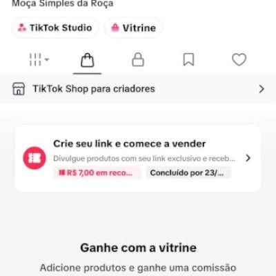CONTA DO TIKTOK COM SHOP ATIVO +20,3K SEGUIDORES CURTIDAS (ENGAJAMENTO REAL)