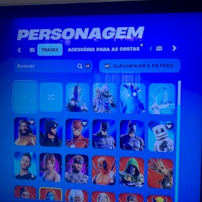 Conta fortnite com 133 skins, diversas picaretas, Danças, e acessórios