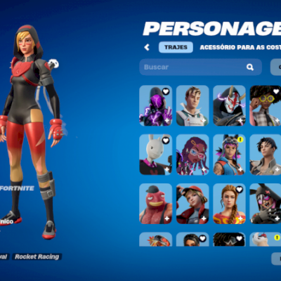Conta Fortnite +80 skins + Itens Raros e Especiais